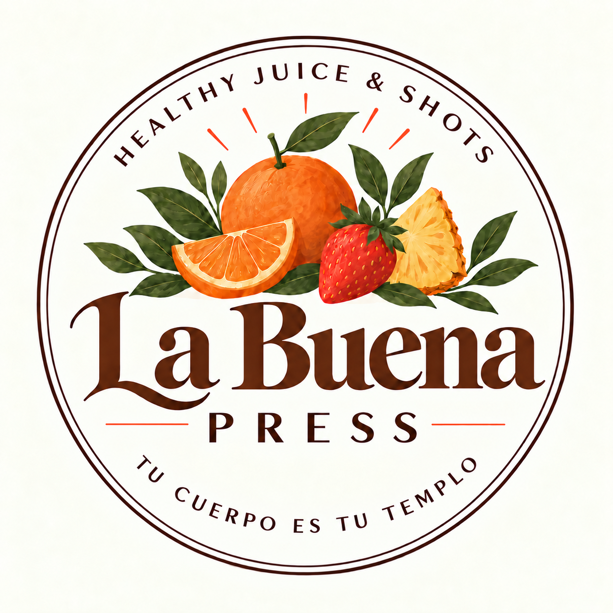 La Buena Press: Healthy Juice & Shots. Tu cuerpo es tu templo.
